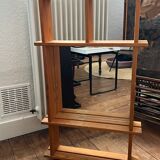 Mirror shelf in blond pine 80s