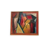 Original Swedish Oil on Canvas – “Jeanette in Love” Unknown Artist– Vintage
