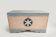 Pine chest from around 1900 with recent decorative painting in Scandinavian style.