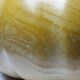 Vintage carved and polished stone box, pumpkin vintage craft 1980-1990