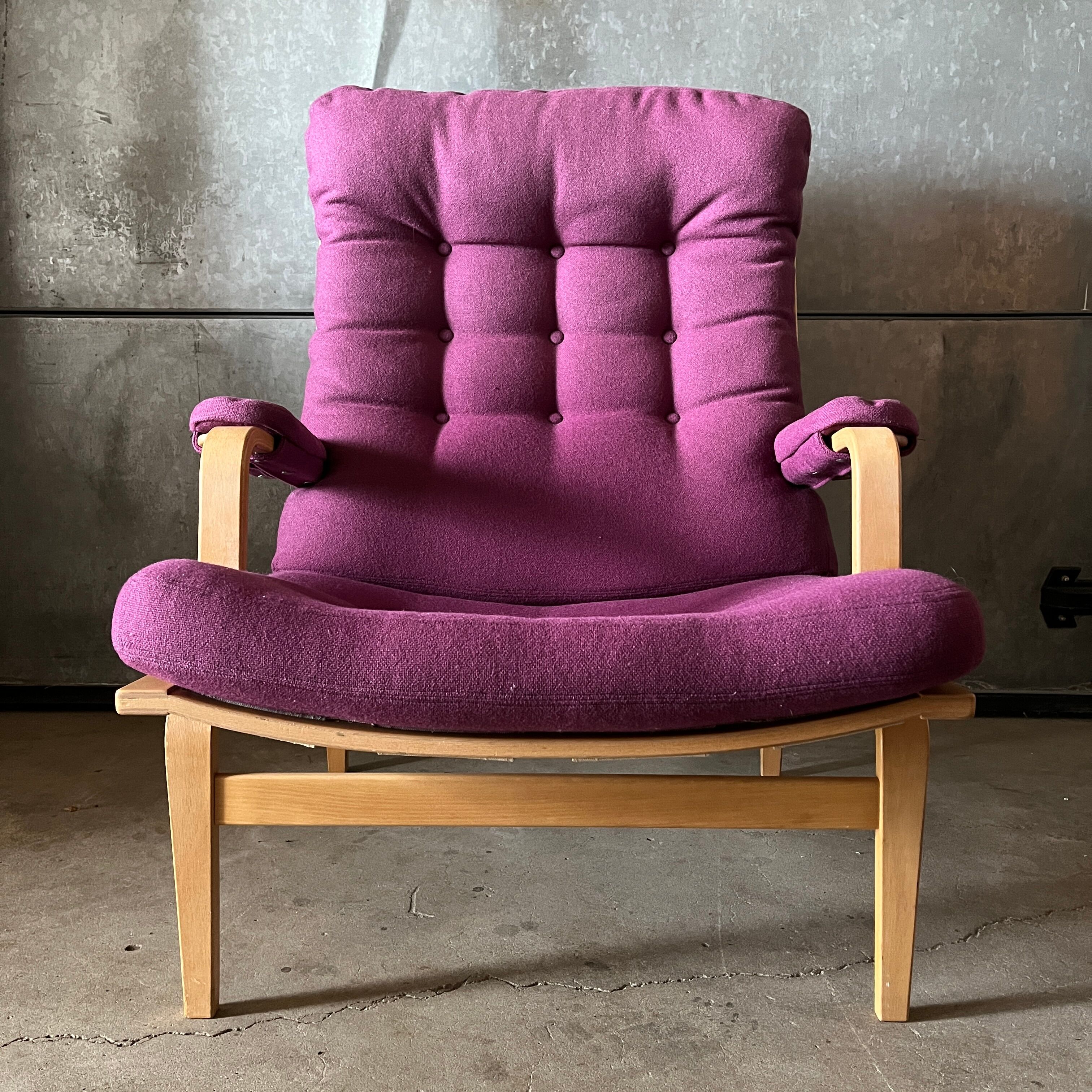 Vintage Ingrid armchair model by Bruno Mathsson for Dux Sweden