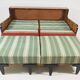 Art deco walnut sofa bed 1960s