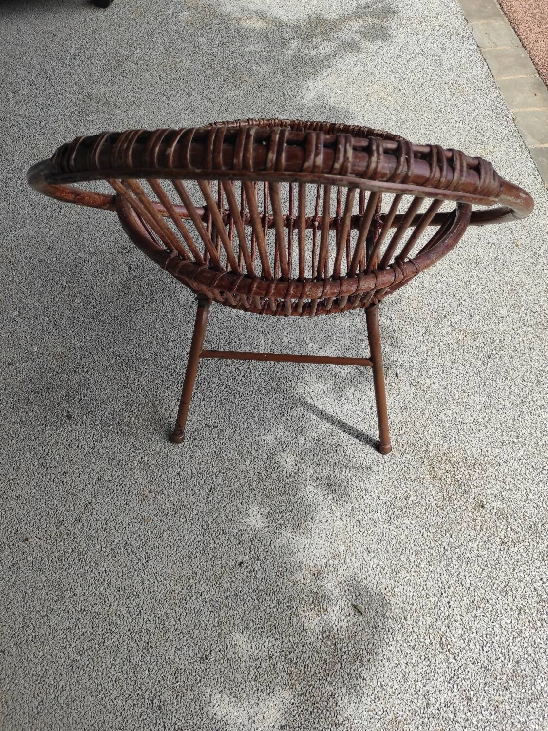 Chaise en rotin