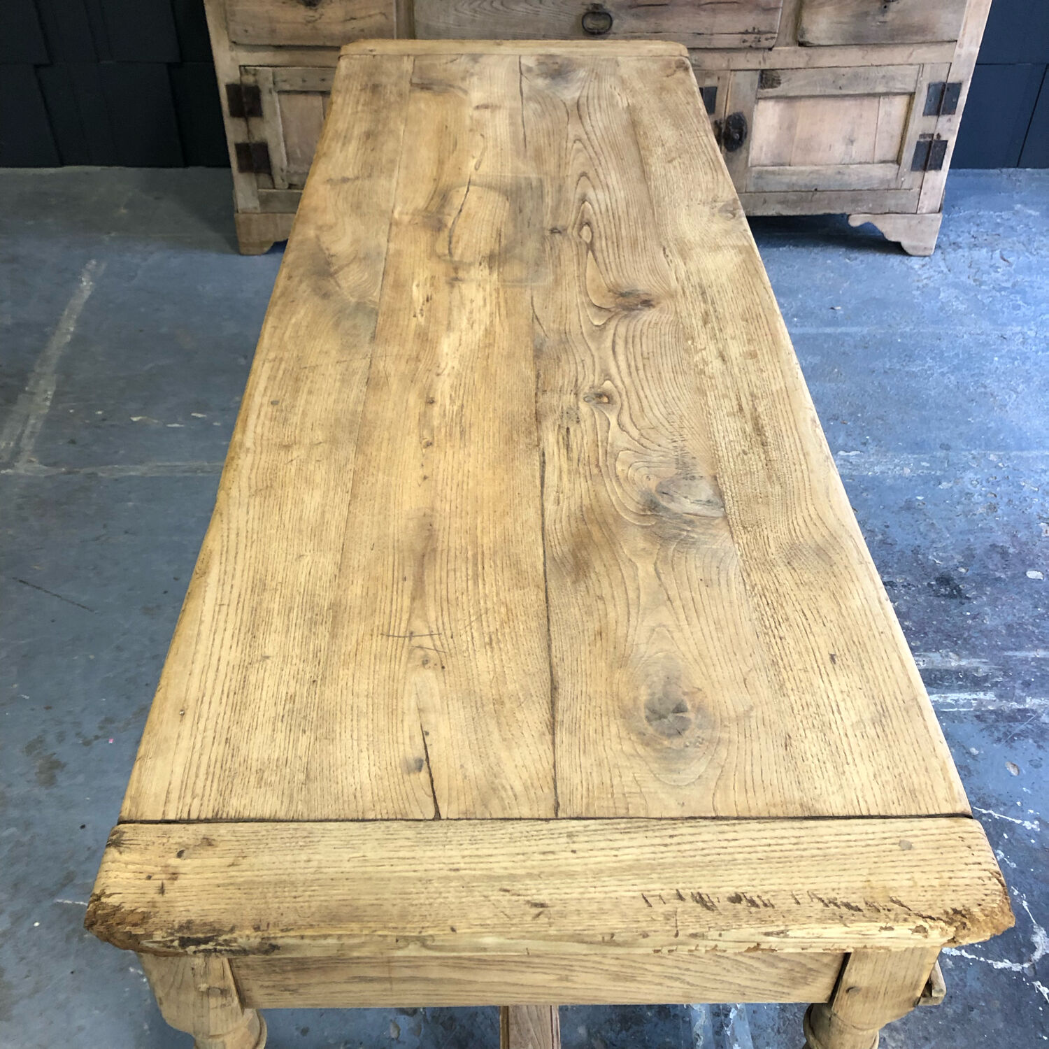 Oak farmhouse table XIXth