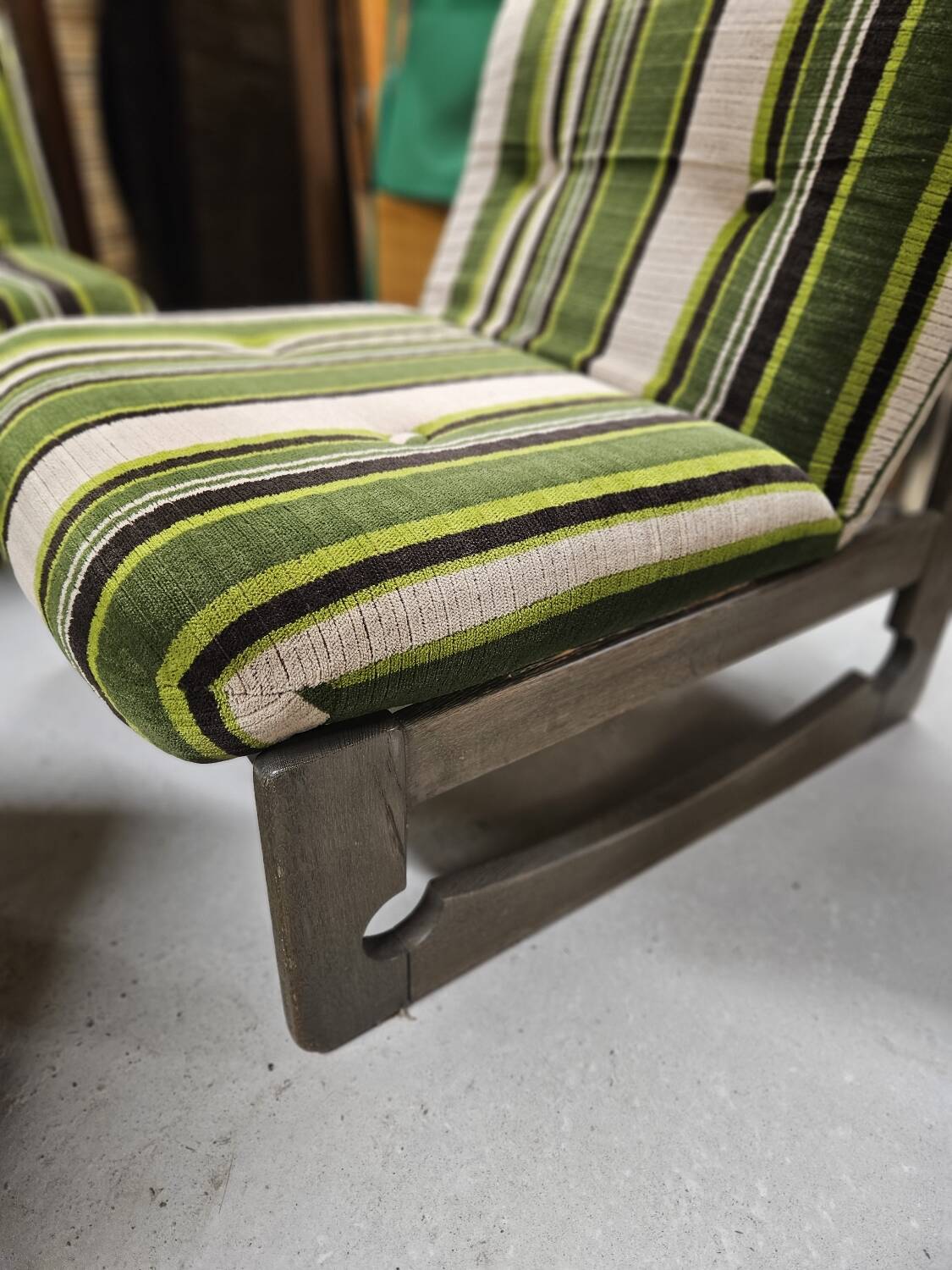 Set of 4 armchairs 1960/1970