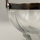 Ice bucket silver metal crystal block 1970