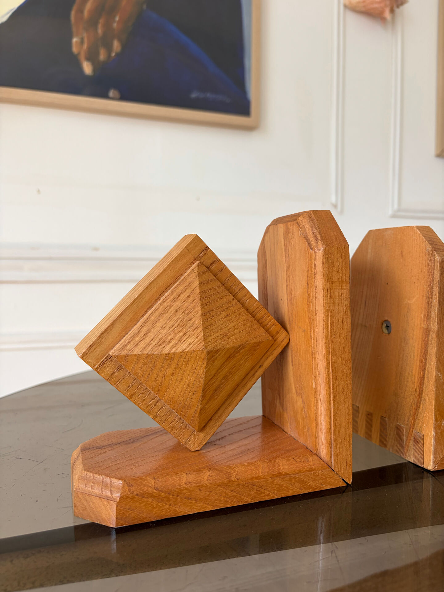 Brutalist bookends