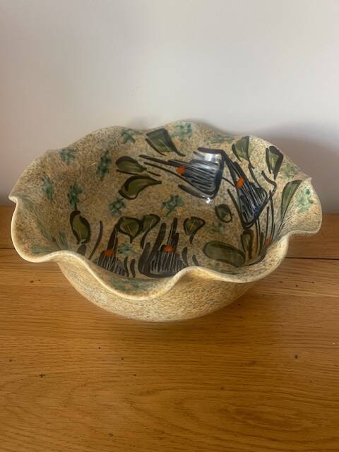 Fruit salad service by Vallauris