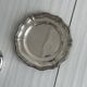 Antique sugar bowl or small sauce boat in patinated silver metal