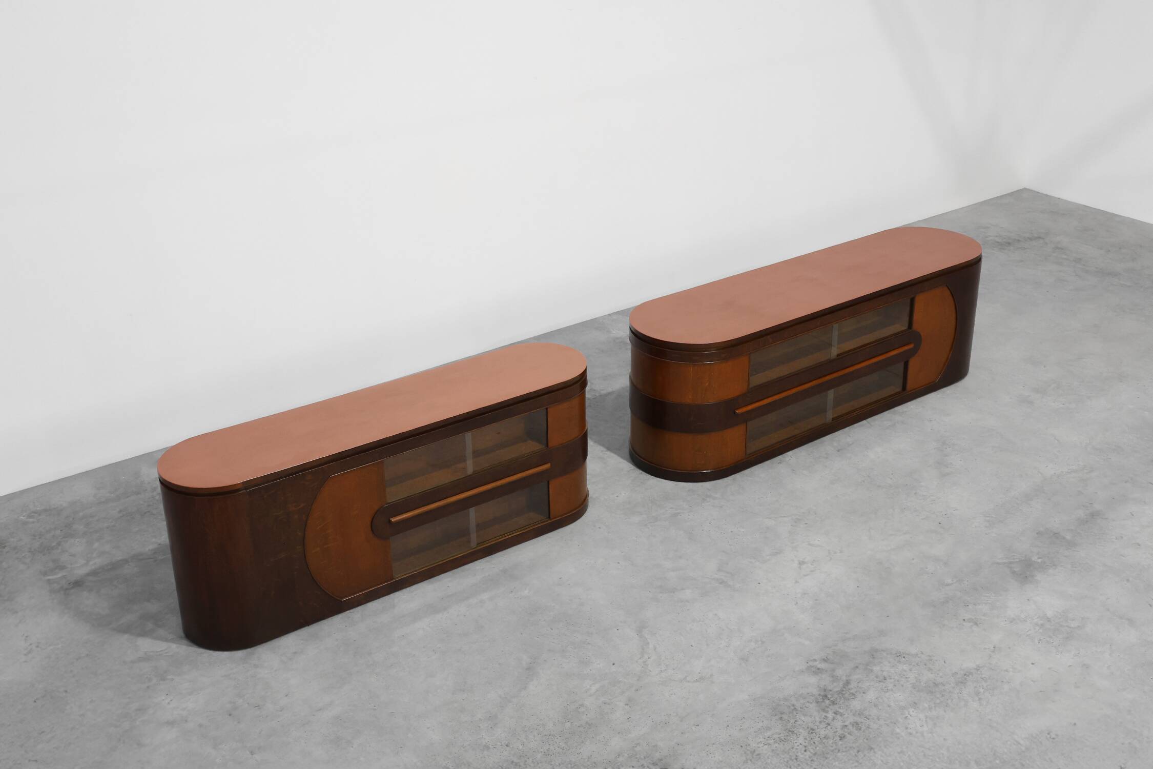 Pair of Large Art Deco Monumental Counters attributed to De Coene, Belgium,