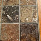 Brutalist coffee table 1960 to 1970 with inclusion of erfoud stone mosaic