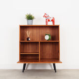 Teak bookcase, Danish design, 1970s, production: Denka