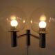 Chromed Glass Wall Lamp from OTT International, 1960s