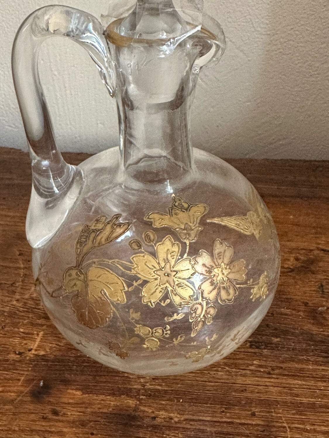 Lot of antique decanter