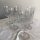 Lot de 6 verres à pied en cristal