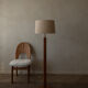 Vintage Wooden Floor Lamp by Bony Design | Dutch Design | 1970s–80s