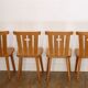 Serie de chaises scandinaves de goran malmvall 1970
