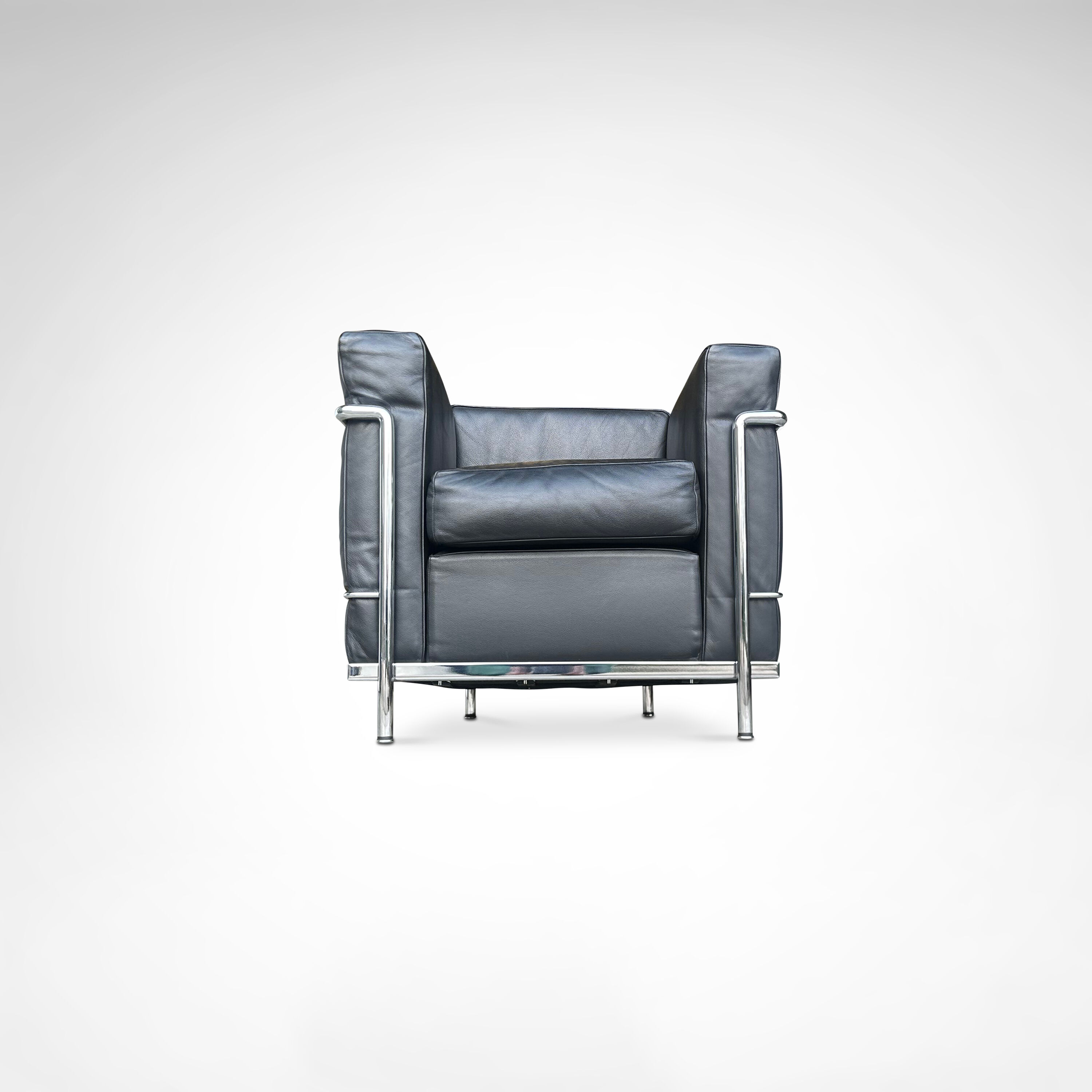 LC2 armchair by Le Corbusier et al. for Cassina 1990s