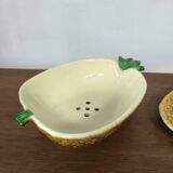 Fruit bowl and its pineapple saucer circa 1960