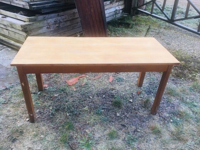 Long fir farmhouse table