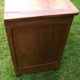 Old chest of drawers in walnut period restoration