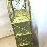 Vintage rattan shelf