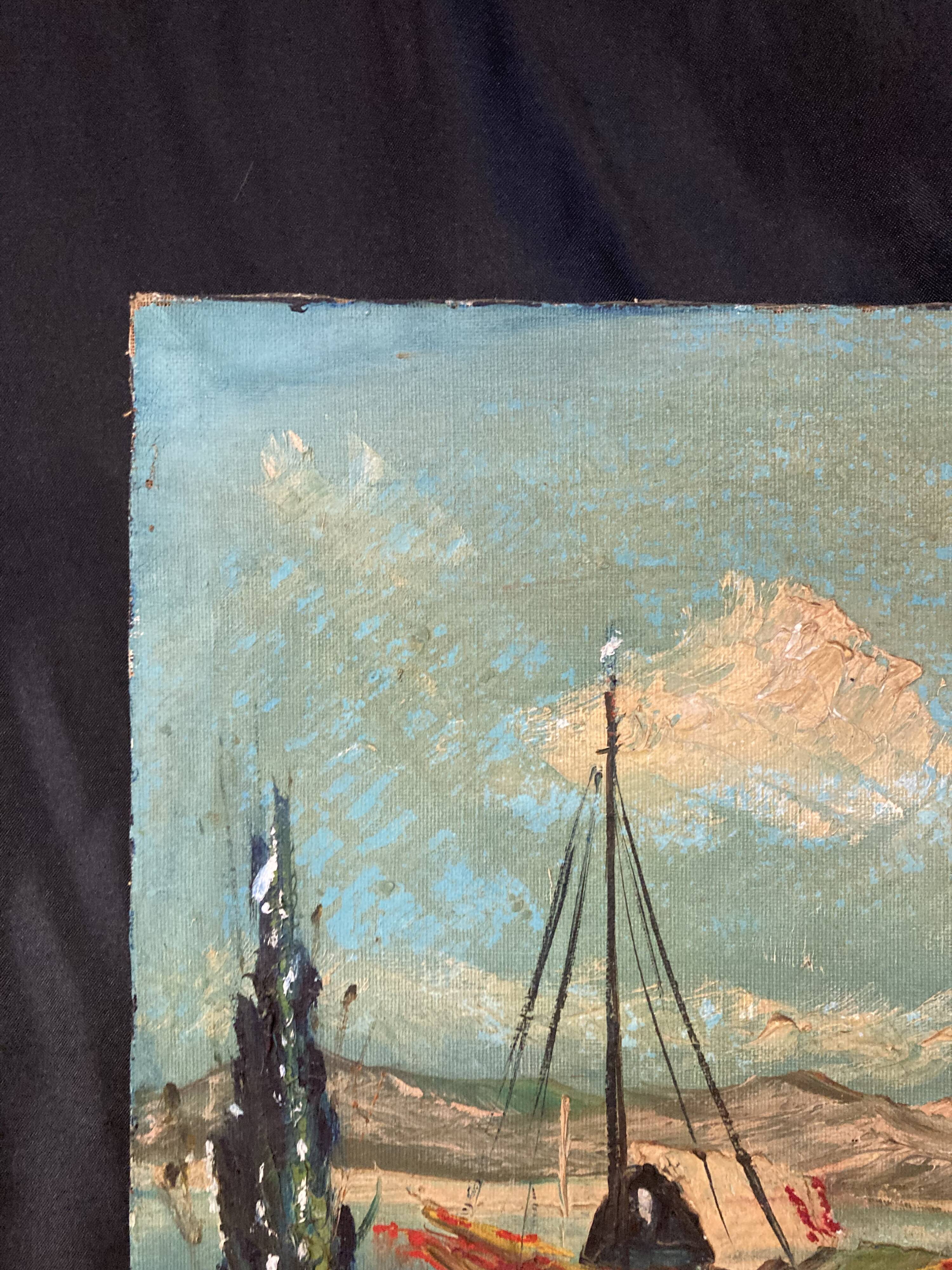 Mediterranean Marine, oil on canvas