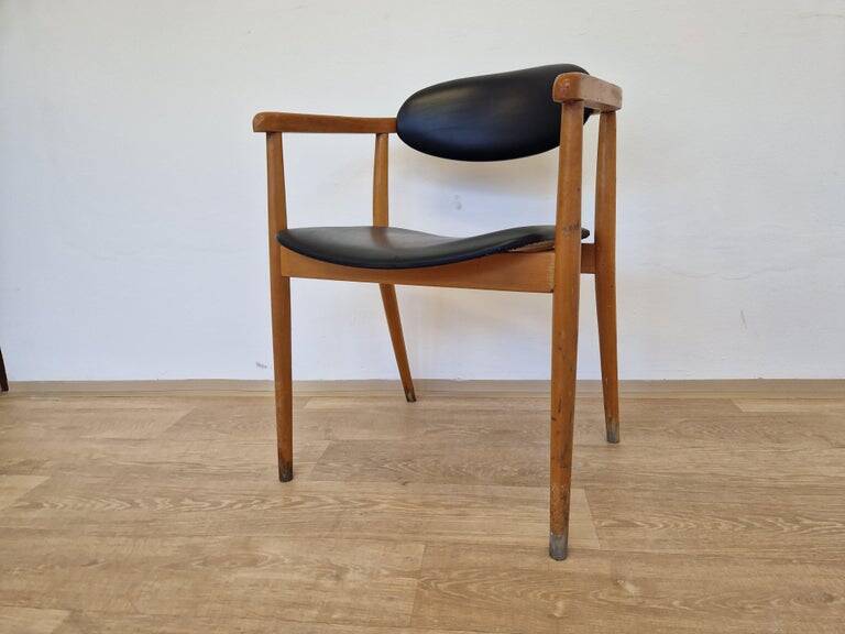 Midcentury Chair TON designed by Antonin Suman, Scandinavian Style, 1960s