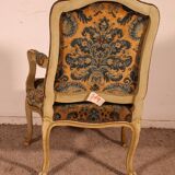 carved armchair with a Louis XV style - 19th century