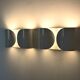 White "Foglio" wall lights by Tobia & Afra Scarpa for Flos, 1960s.