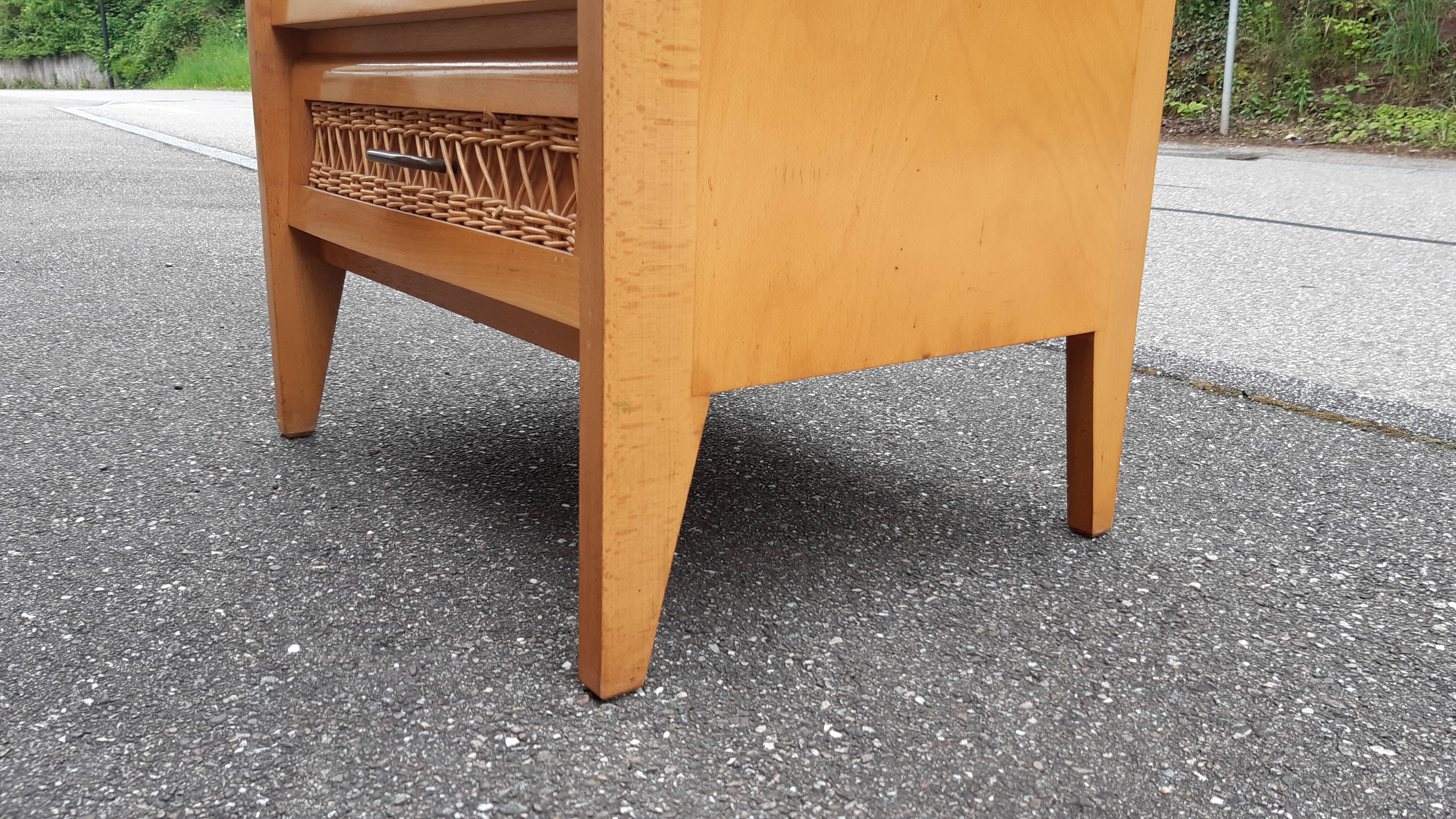 Vintage rattan chiffon