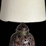Lampe en bois