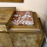 Art Deco sideboard in wood and marble