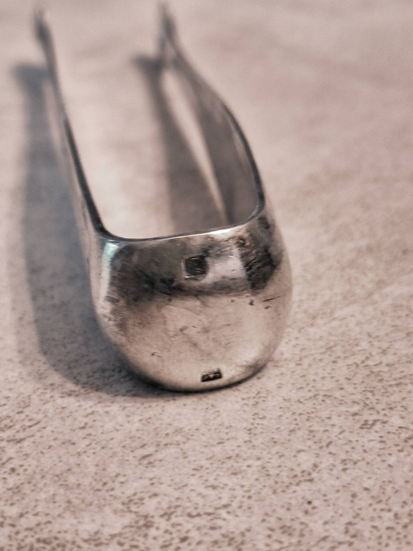 Silver-plated sugar tongs