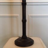 Bamboo-style wooden lamp