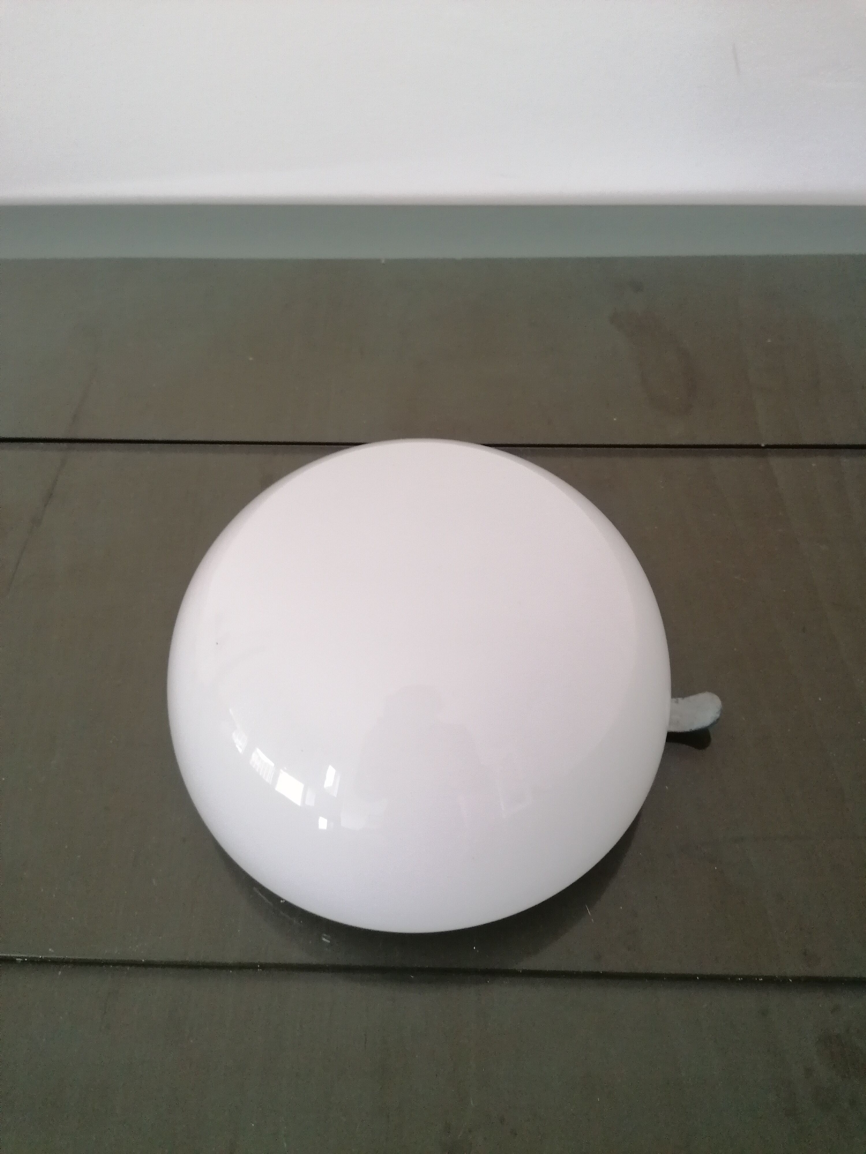 Ceiling light in metal and opaline  70