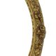 Oval Golden Wooden Frame Classic Roses Baroque Style France 59x49cm