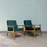 Scandinavian sofa and armchair set