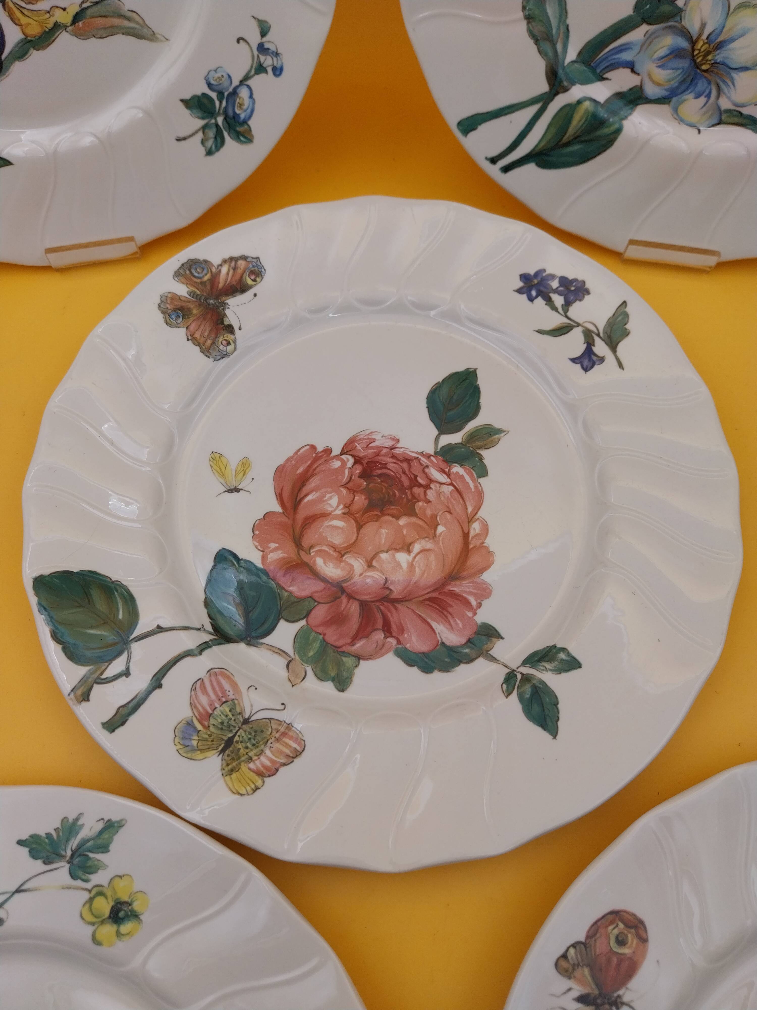 5 flat plates Villeroy Boch model Bouquet ø 26 cm