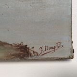 Tableau huile sur toile paysage