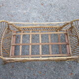Cot basket rattan