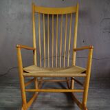 Rocking Chair J16 by Hans J. Wegner for Fredericia