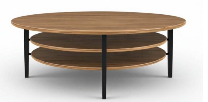 Vintage Scandinavian teak coffee table