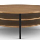 Table basse scandinave vintage en teck