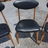 6 Scandinavian chairs from the 60s
