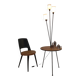 Lampadaire tripode années 50