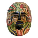 Colored terracotta mask, Mexico 1970s
