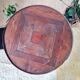 Antique table with double round tops, side table or plant stand.