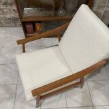60s armchair reupholstered in loop