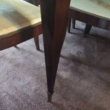 Expandable dining table style art deco years (1950-1970)